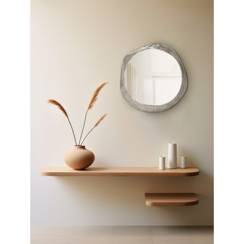 Mirrors & More - LALITA Καθρέπτης Τοίχου 56x57cm Ασημί Μεταλλικός