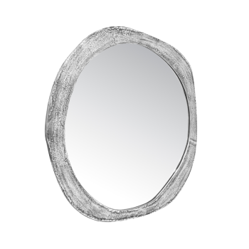 Mirrors & More - LALITA Καθρέπτης Τοίχου 88x90cm Ασημί Μεταλλικός