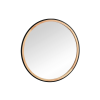 Mirrors & More - FINA Καθρέπτης Τοίχου 70x70cm Μεταλλικός & Ξύλινος