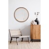 Mirrors & More - FINA Καθρέπτης Τοίχου 70x70cm Μεταλλικός & Ξύλινος