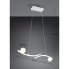 TRIO LIGHTING - NAPOLI LED Κρεμαστό Φωτιστικό Λευκό 27W 3200lm – 2300K/3000K/4000K