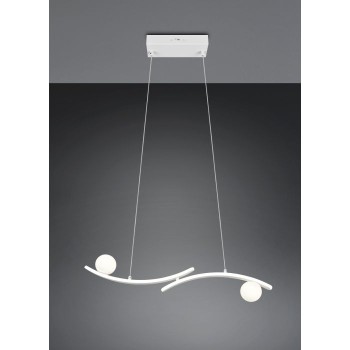 TRIO LIGHTING - NAPOLI LED Κρεμαστό Φωτιστικό Λευκό 27W 3200lm – 2300K/3000K/4000K