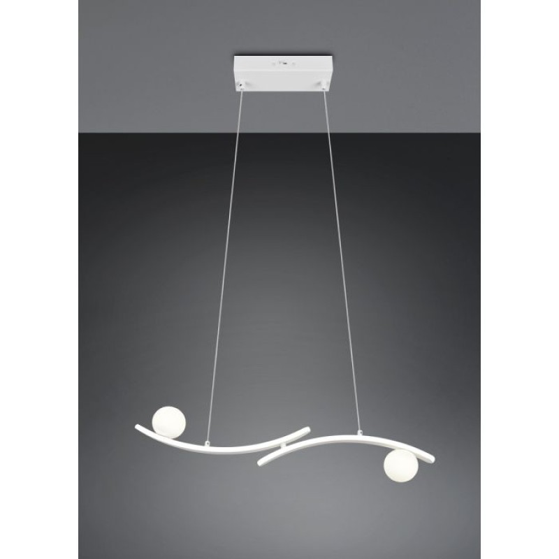 TRIO LIGHTING - NAPOLI LED Κρεμαστό Φωτιστικό Λευκό 27W 3200lm – 2300K/3000K/4000K