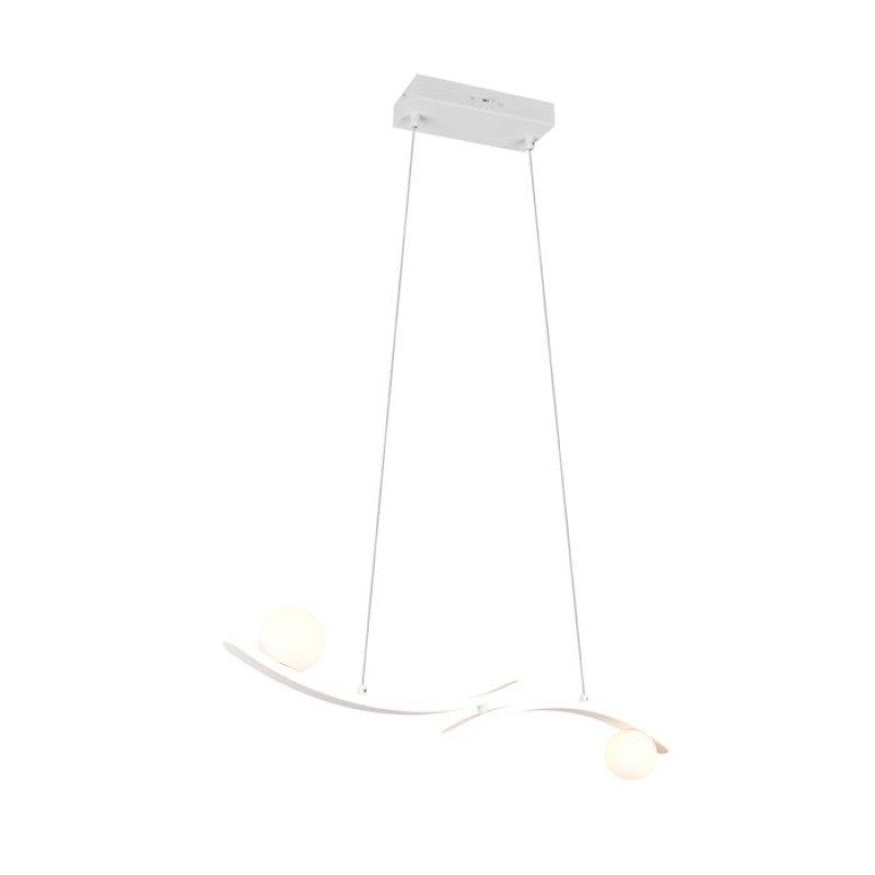 TRIO LIGHTING - NAPOLI LED Κρεμαστό Φωτιστικό Λευκό 27W 3200lm – 2300K/3000K/4000K