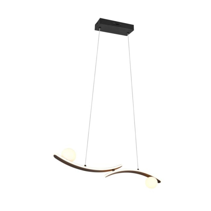TRIO LIGHTING - NAPOLI LED Κρεμαστό Φωτιστικό Μαύρο 27W 3200lm – 2300K/3000K/4000K