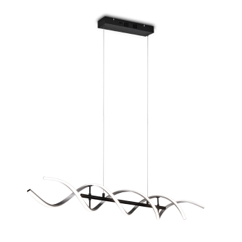 TRIO LIGHTING - Sequence Κρεμαστό φωτιστικό LED Βουρτσιστό Αλουμίνιο-Μαύρο Ματ ΚΩΔ.-341810205