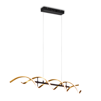 TRIO LIGHTING - Sequence Κρεμαστό φωτιστικό LED Χρυσό Χρώμα ΚΩΔ.-341810208