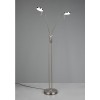 TRIO LIGHTING - MONZA LED Επιδαπέδιο Φωτιστικό 2x12W 2800lm Ματ Νίκελ 2300K/3000K/4000K