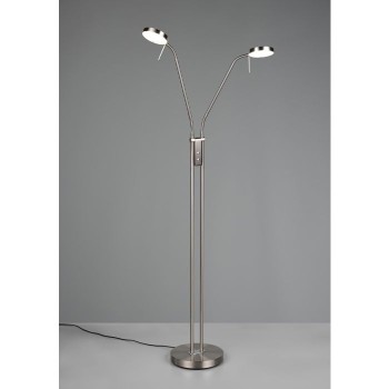 TRIO LIGHTING - MONZA LED Επιδαπέδιο Φωτιστικό 2x12W 2800lm Ματ Νίκελ 2300K/3000K/4000K