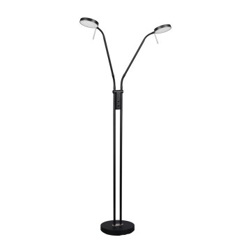 TRIO LIGHTING - MONZA LED Φωτιστικό Δαπέδου 2x12W 2800lm Μαύρο 2300K/3000K/4000K