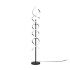 TRIO LIGHTING - Sequence Φωτιστικό δαπέδου LED Βουρτσιστό Αλουμίνιο-Μαύρο Ματ ΚΩΔ.-441810205