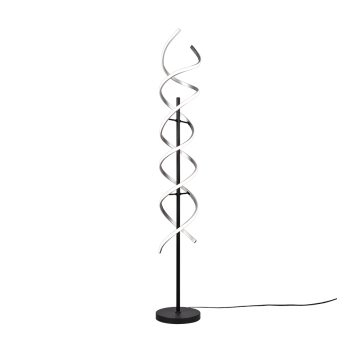 TRIO LIGHTING - Sequence Φωτιστικό δαπέδου LED Βουρτσιστό Αλουμίνιο-Μαύρο Ματ ΚΩΔ.-441810205