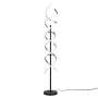 TRIO LIGHTING - Sequence Φωτιστικό δαπέδου LED Βουρτσιστό Αλουμίνιο-Μαύρο Ματ ΚΩΔ.-441810205