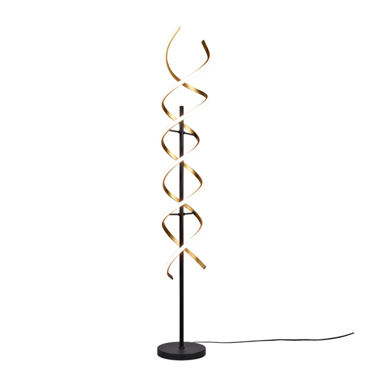 TRIO LIGHTING - Sequence Φωτιστικό δαπέδου LED Χρυσό Ματ-Μαύρο Ματ ΚΩΔ.-441810208