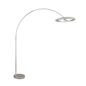 TRIO LIGHTING - AMADOR LED Φωτιστικό Δαπέδου 21W 2400lm Ματ Νίκελ 2300K/3000K/4000K 