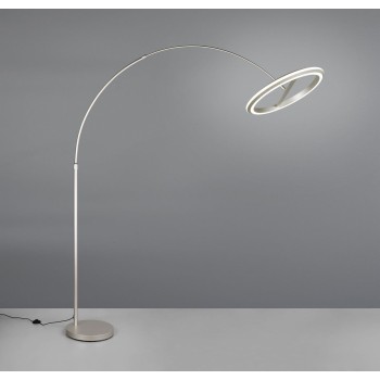 TRIO LIGHTING - AMADOR LED Φωτιστικό Δαπέδου 21W 2400lm Ματ Νίκελ 2300K/3000K/4000K 