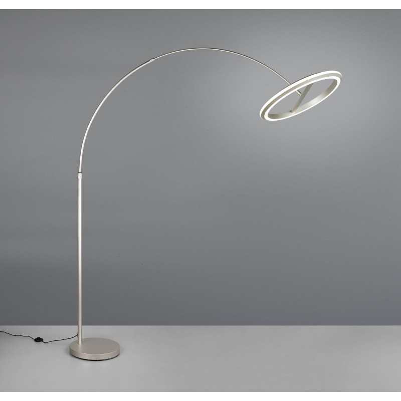 TRIO LIGHTING - AMADOR LED Φωτιστικό Δαπέδου 21W 2400lm Ματ Νίκελ 2300K/3000K/4000K 