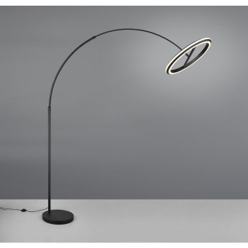 TRIO LIGHTING - AMADOR LED Φωτιστικό Δαπέδου 21W 2400lm Μαύρο Ματ 2300K/3000K/4000K