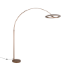 TRIO LIGHTING - AMADOR LED Φωτιστικό Δαπέδου 21W 2400lm Καφέ 2300K/3000K/4000K