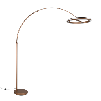 TRIO LIGHTING - AMADOR LED Φωτιστικό Δαπέδου 21W 2400lm Καφέ 2300K/3000K/4000K