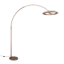 TRIO LIGHTING - AMADOR LED Φωτιστικό Δαπέδου 21W 2400lm Καφέ 2300K/3000K/4000K