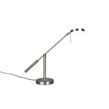 TRIO LIGHTING - MONZA LED Επιτραπέζιο Φωτιστικό Νίκελ 12W 1400lm – 2300K/3000K/4000K