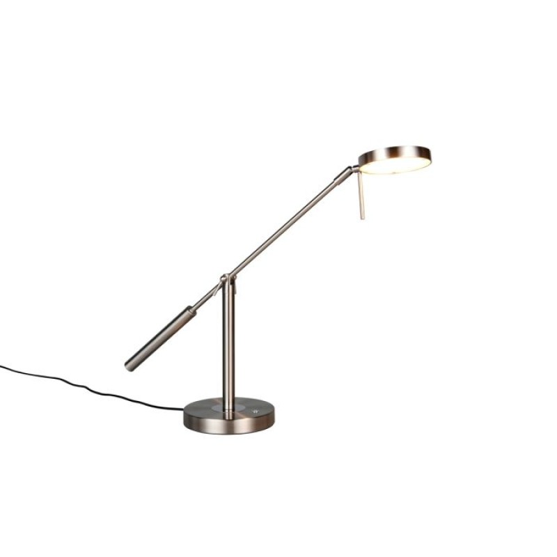 TRIO LIGHTING - MONZA LED Επιτραπέζιο Φωτιστικό Νίκελ 12W 1400lm – 2300K/3000K/4000K