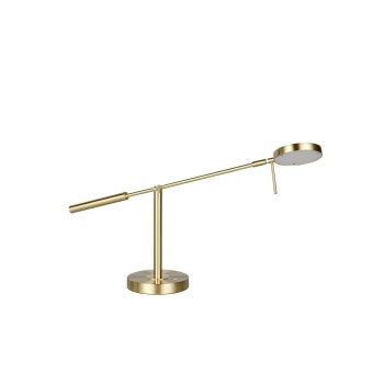 TRIO LIGHTING - MONZA LED Επιτραπέζιο Φωτιστικό Ματ Ορείχαλκος 12W 1400lm – 2300K/3000K/4000K