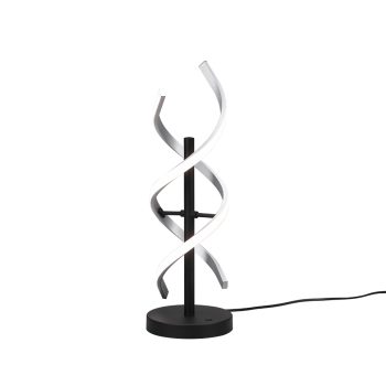 TRIO LIGHTING - Sequence Επιτραπέζιο φωτιστικό LED Βουρτσιστό Αλουμίνιο-Μαύρο Ματ ΚΩΔ.-541810205