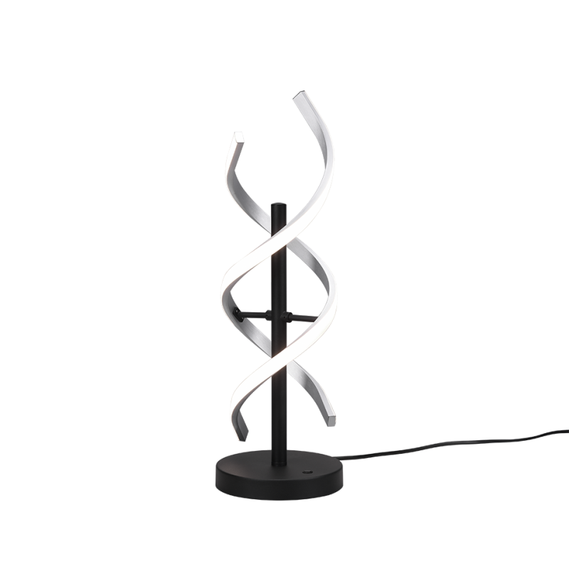 TRIO LIGHTING - Sequence Επιτραπέζιο φωτιστικό LED Βουρτσιστό Αλουμίνιο-Μαύρο Ματ ΚΩΔ.-541810205
