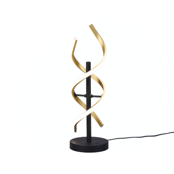 TRIO LIGHTING - Sequence Επιτραπέζιο φωτιστικό LED Χρυσό Ματ-Μαύρο Ματ ΚΩΔ.-541810208