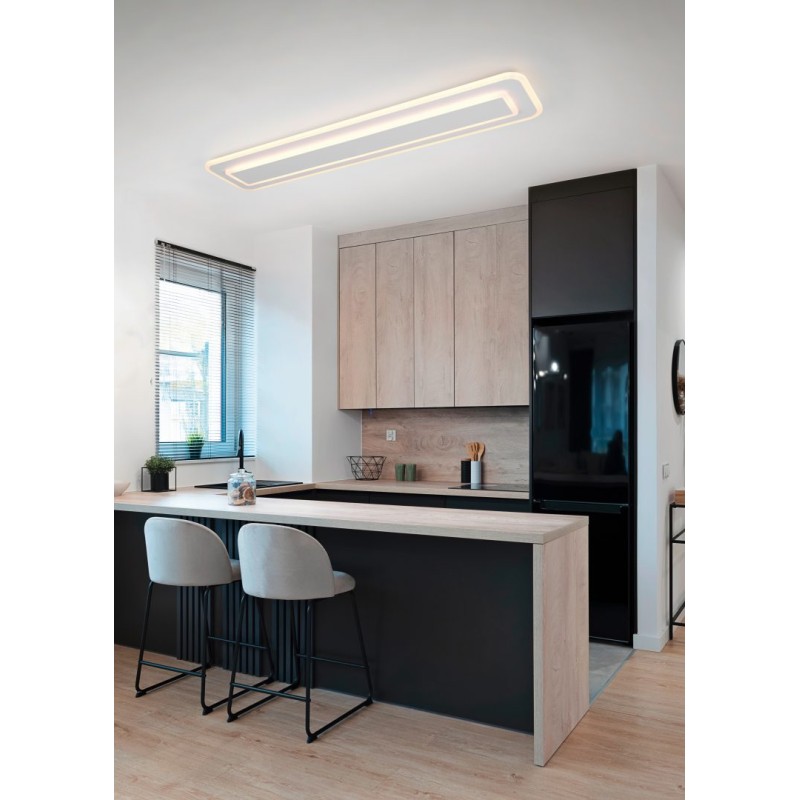 TRIO LIGHTING - RIVA LED Φωτιστικό Οροφής 35W 4100lm 2700K-6500K