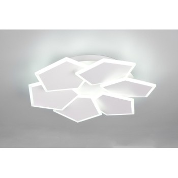 TRIO LIGHTING - ZAYA LED Φωτιστικό Οροφής 34W 3900lm Λευκό Ματ 2700K-6500K