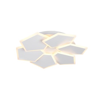 TRIO LIGHTING - ZAYA LED Φωτιστικό Οροφής 34W 3900lm Λευκό Ματ 2700K-6500K
