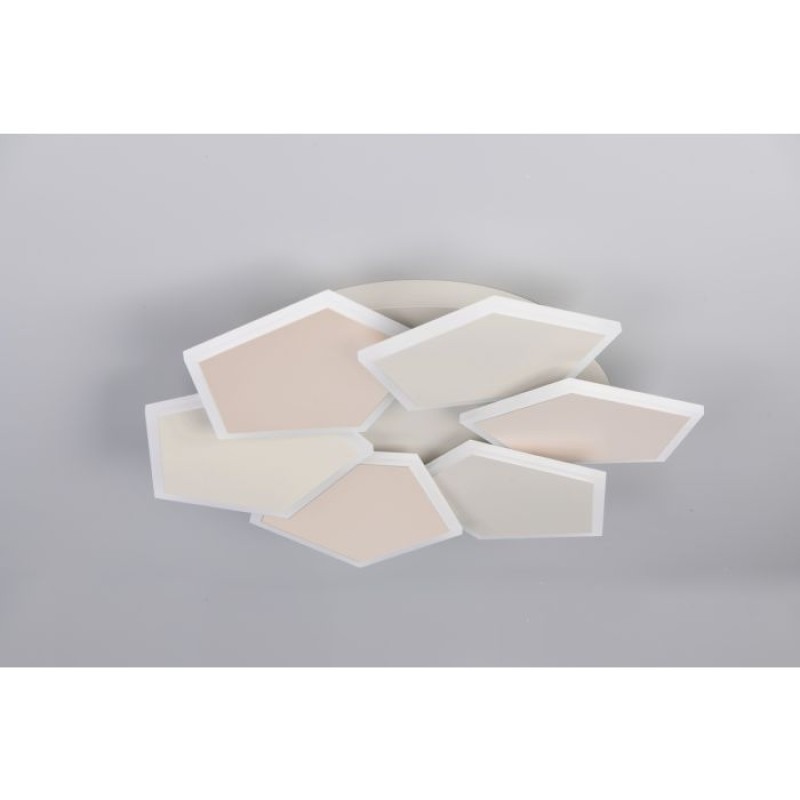 TRIO LIGHTING - ZAYA LED Φωτιστικό Οροφής 34W 3900lm Καφέ 2700K-6500K