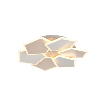 TRIO LIGHTING - ZAYA LED Φωτιστικό Οροφής 34W 3900lm Καφέ 2700K-6500K