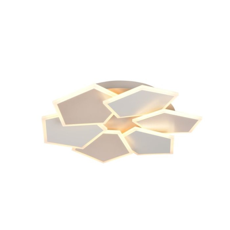 TRIO LIGHTING - ZAYA LED Φωτιστικό Οροφής 34W 3900lm Καφέ 2700K-6500K