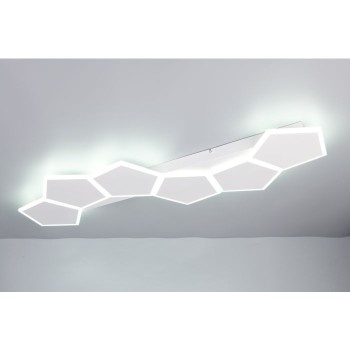 TRIO LIGHTING - ZAYA LED Φωτιστικό Οροφής 34W 3900lm Λευκό Ματ 2700K-6500K