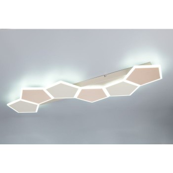 TRIO LIGHTING - ZAYA LED Φωτιστικό Οροφής 34W 3900lm Καφέ 2700K-6500K