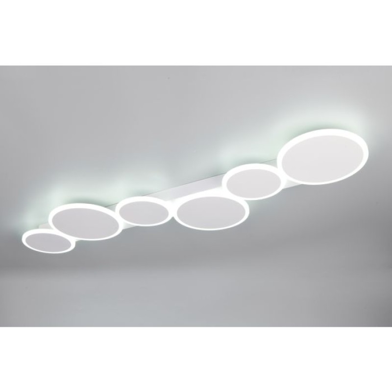 TRIO LIGHTING - OVELA LED Φωτιστικό Οροφής 34W 3900lm Λευκό Ματ 2700K-6500K με Τηλεχειριστήριο