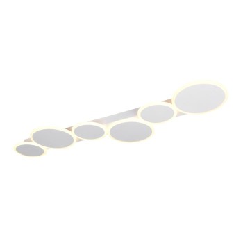 TRIO LIGHTING - OVELA LED Φωτιστικό Οροφής 34W 3900lm Λευκό Ματ 2700K-6500K με Τηλεχειριστήριο