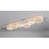 TRIO LIGHTING - OVELA LED Φωτιστικό Οροφής 34W 3900lm Καφέ 2700K-6500K με Τηλεχειριστήριο