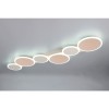 TRIO LIGHTING - OVELA LED Φωτιστικό Οροφής 34W 3900lm Καφέ 2700K-6500K με Τηλεχειριστήριο