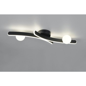 TRIO LIGHTING - NAPOLI LED Φωτιστικό Οροφής Μαύρο 27W 3200lm – 2300K/3000K/4000K