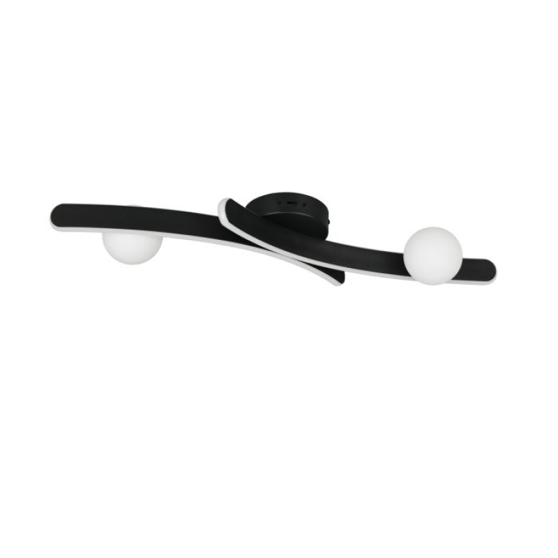 TRIO LIGHTING - NAPOLI LED Φωτιστικό Οροφής Μαύρο 27W 3200lm – 2300K/3000K/4000K