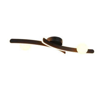 TRIO LIGHTING - NAPOLI LED Φωτιστικό Οροφής Μαύρο 27W 3200lm – 2300K/3000K/4000K