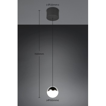 RL Lighting - SENTA Κρεμαστό Φωτιστικό LED 5W 4000K ΚΩΔ.-R33551106 