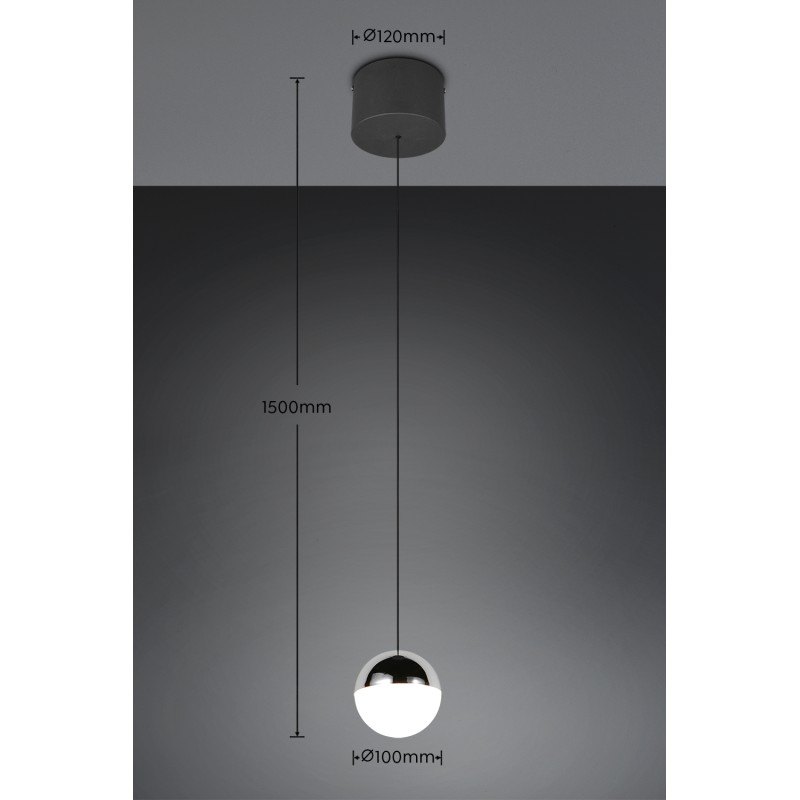 RL Lighting - SENTA Κρεμαστό Φωτιστικό LED 5W 4000K ΚΩΔ.-R33551106 