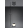 RL Lighting - SENTA Κρεμαστό Φωτιστικό LED 5W 4000K Ανθρακί ΚΩΔ.-R33551142 
