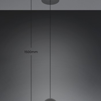 RL Lighting - SENTA Κρεμαστό Φωτιστικό LED 5W 4000K Ανθρακί ΚΩΔ.-R33551142 